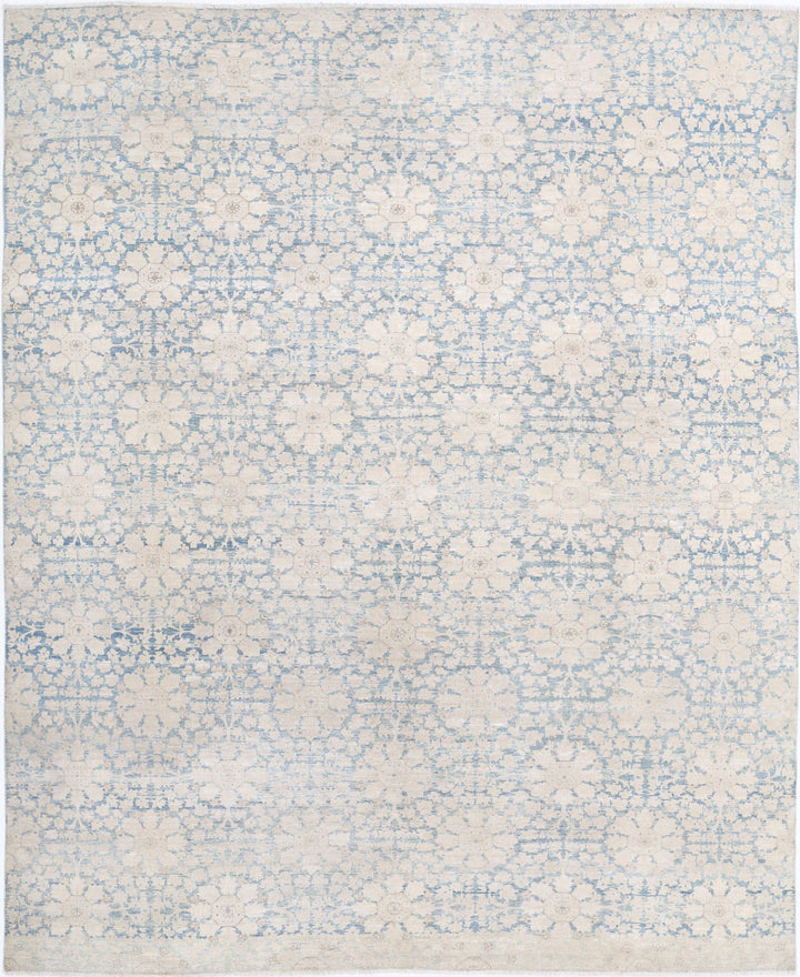 Hand Knotted Fine Artemix Wool Rug 7' 9" x 9' 7" - No. AT20449