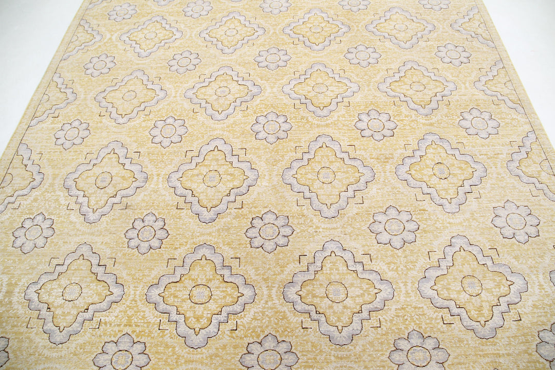 Hand Knotted Fine Artemix Wool Rug 8' 0" x 9' 6" - No. AT55845