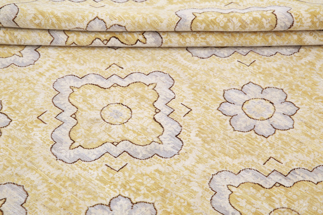 Hand Knotted Fine Artemix Wool Rug 8' 0" x 9' 6" - No. AT55845