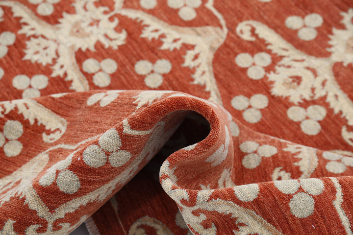 Hand Knotted Fine Artemix Wool Rug 9' 8" x 13' 3" - No. AT73545