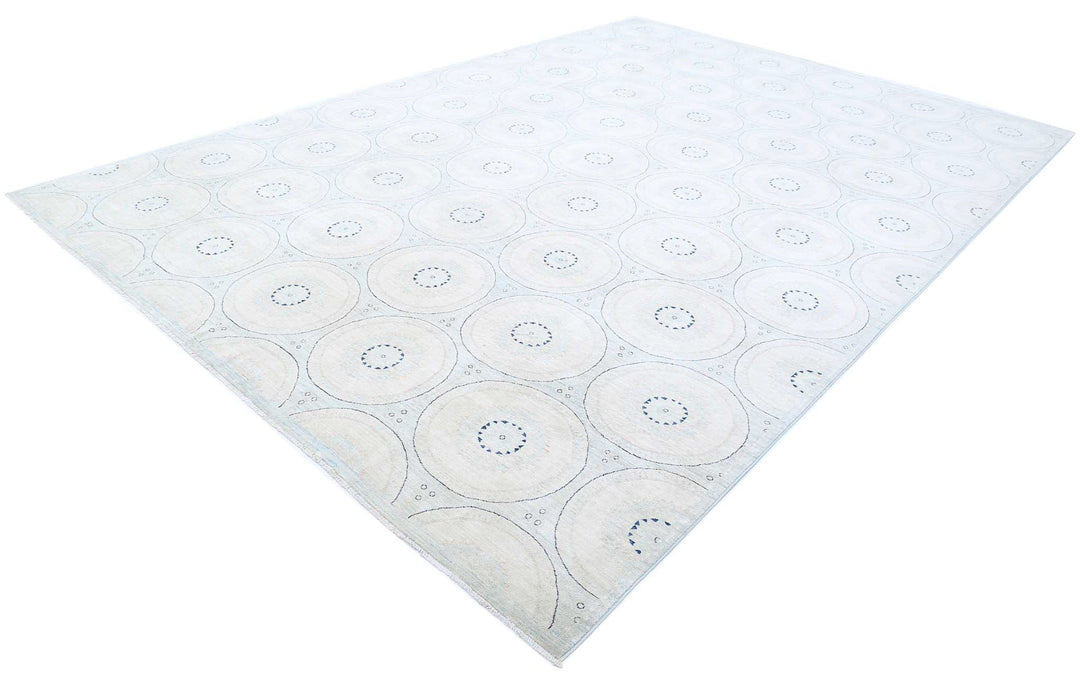 Hand Knotted Fine Artemix Wool Rug 9' 9" x 13' 11" - No. AT40325