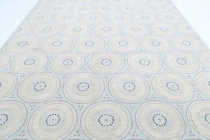 Hand Knotted Fine Artemix Wool Rug 9' 9" x 13' 11" - No. AT40325