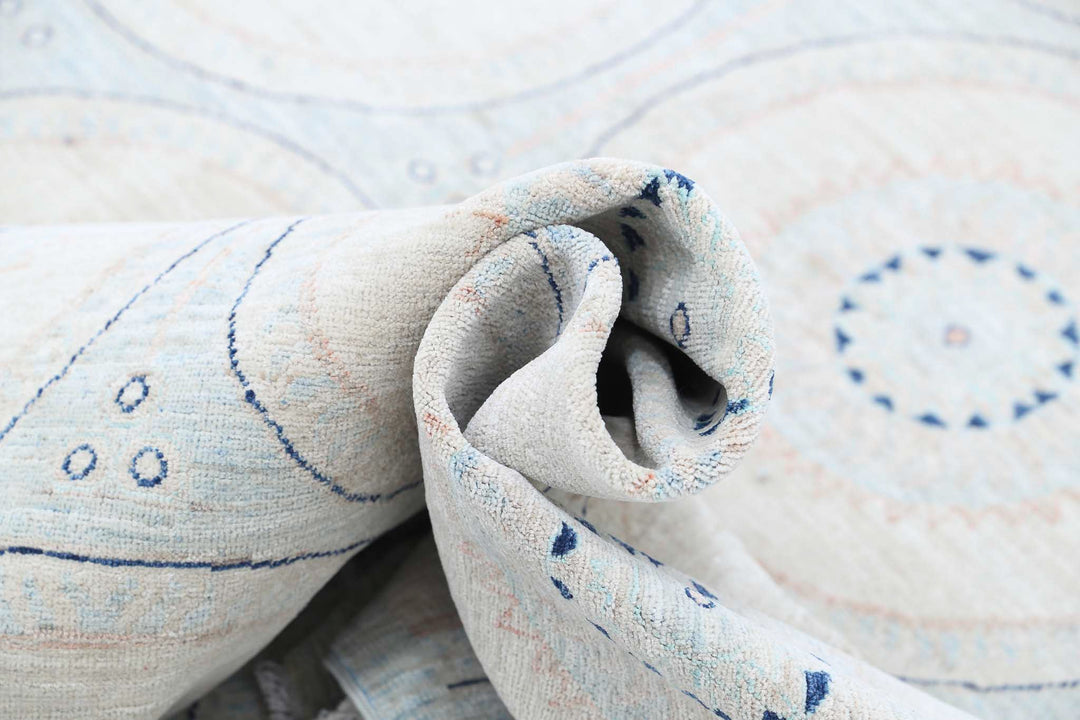 Hand Knotted Fine Artemix Wool Rug 9' 9" x 13' 11" - No. AT40325