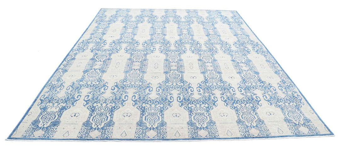 Hand Knotted Fine Artemix Wool Rug 8' 9" x 11' 3" - No. AT40006