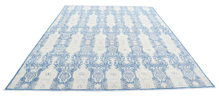 Hand Knotted Fine Artemix Wool Rug 8' 9" x 11' 3" - No. AT40006