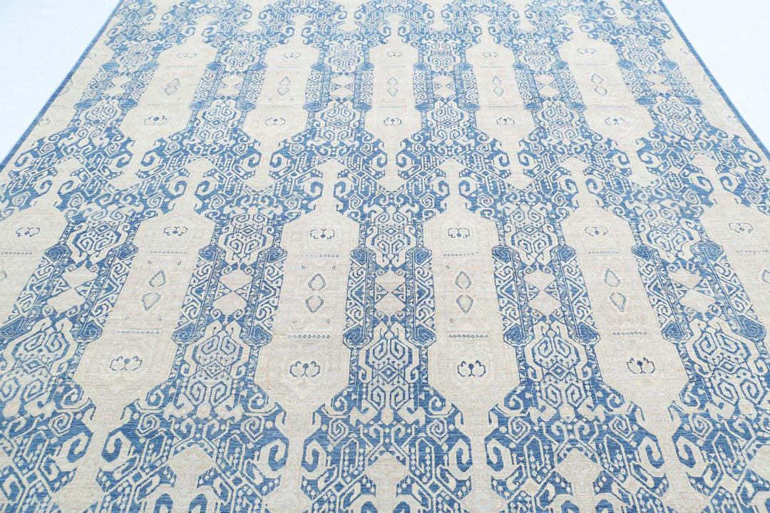 Hand Knotted Fine Artemix Wool Rug 8' 9" x 11' 3" - No. AT40006