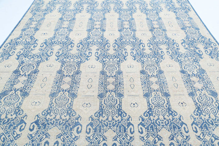 Hand Knotted Fine Artemix Wool Rug 8' 9" x 11' 3" - No. AT40006