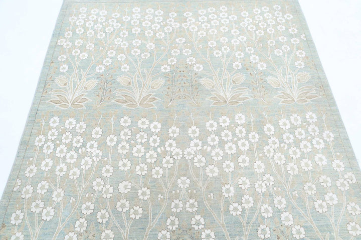 Hand Knotted Ariana Haji Jalili Wool Rug 4' 10" x 5' 10" - No. AT52031