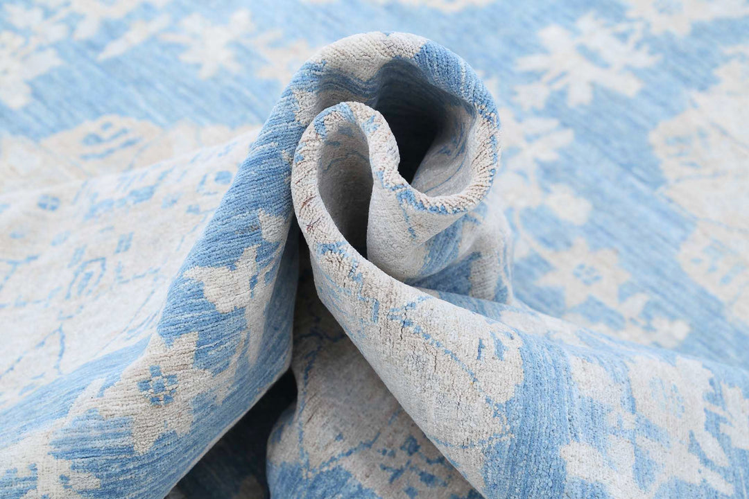 Hand Knotted Fine Artemix Wool Rug 9' 2" x 12' 0" - No. AT19277