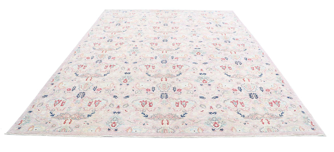 Hand Knotted Fine Artemix Wool Rug 8' 10" x 11' 9" - No. AT12424