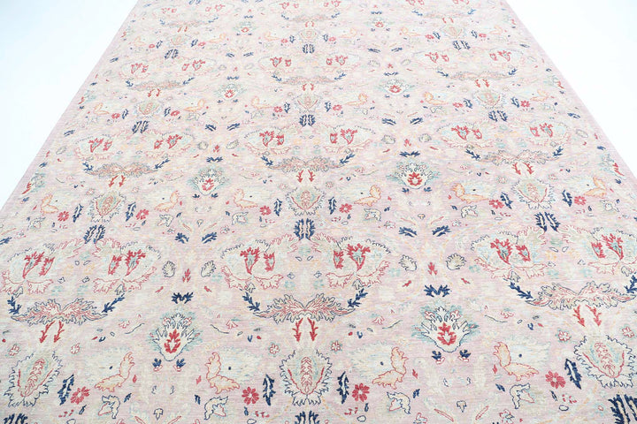 Hand Knotted Fine Artemix Wool Rug 8' 10" x 11' 9" - No. AT12424