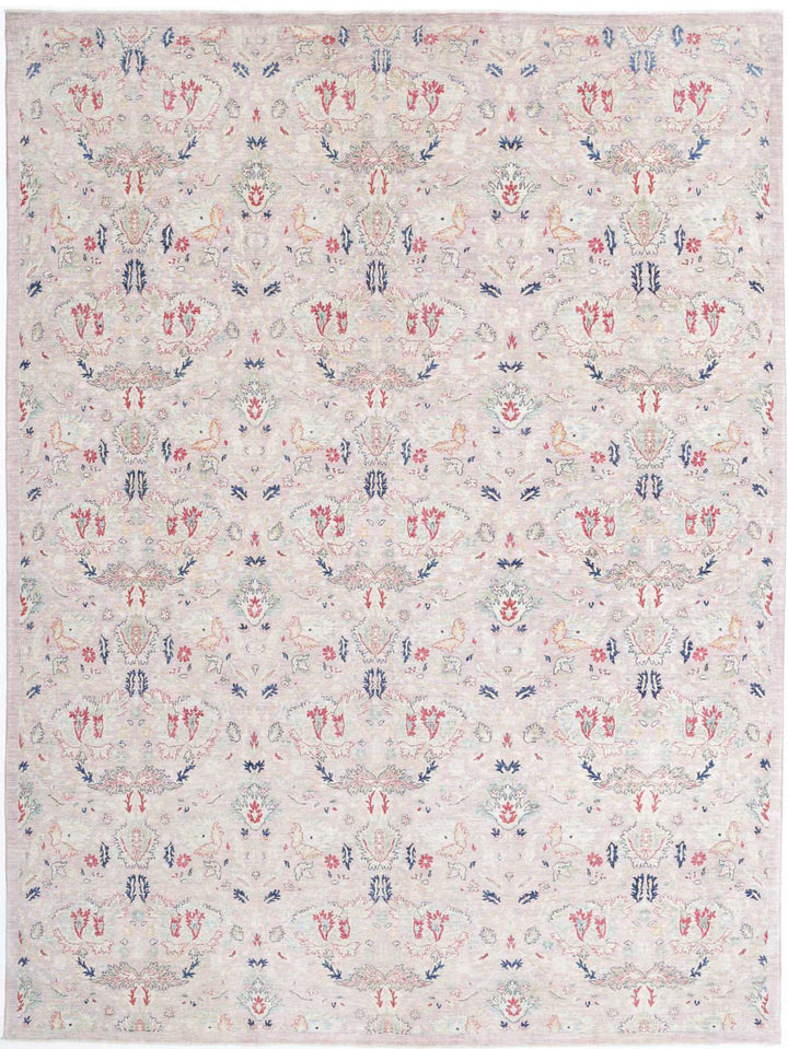 Hand Knotted Fine Artemix Wool Rug 8' 10" x 11' 9" - No. AT12424