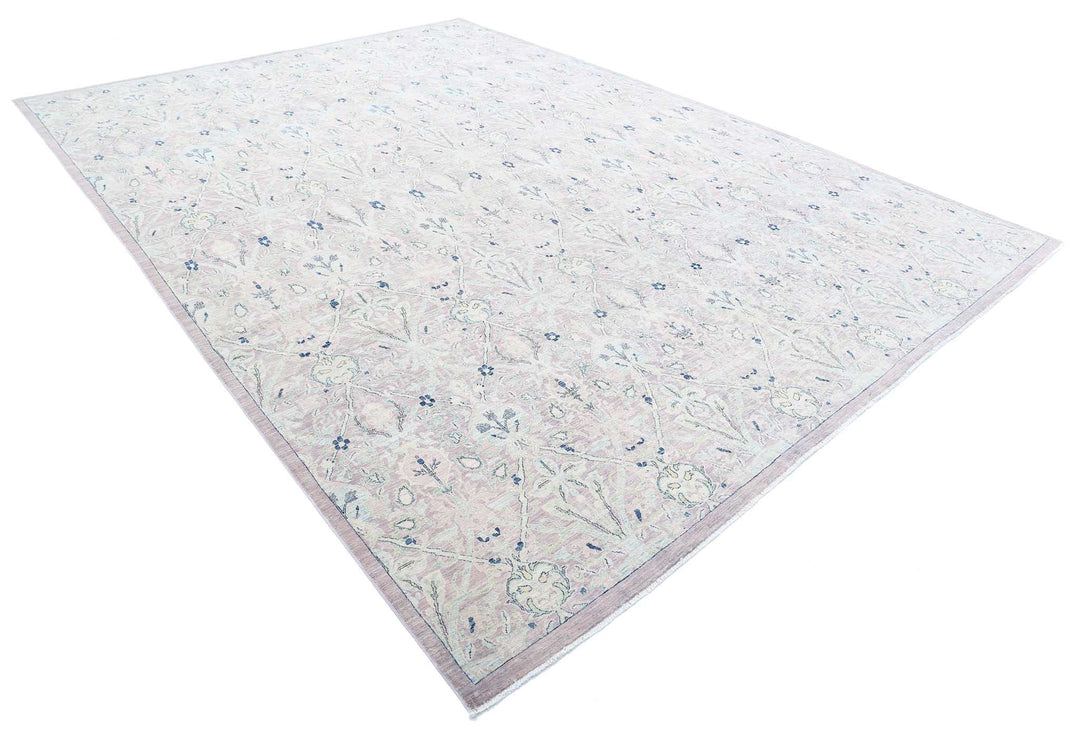 Hand Knotted Fine Artemix Wool Rug 9' 9" x 13' 7" - No. AT82325