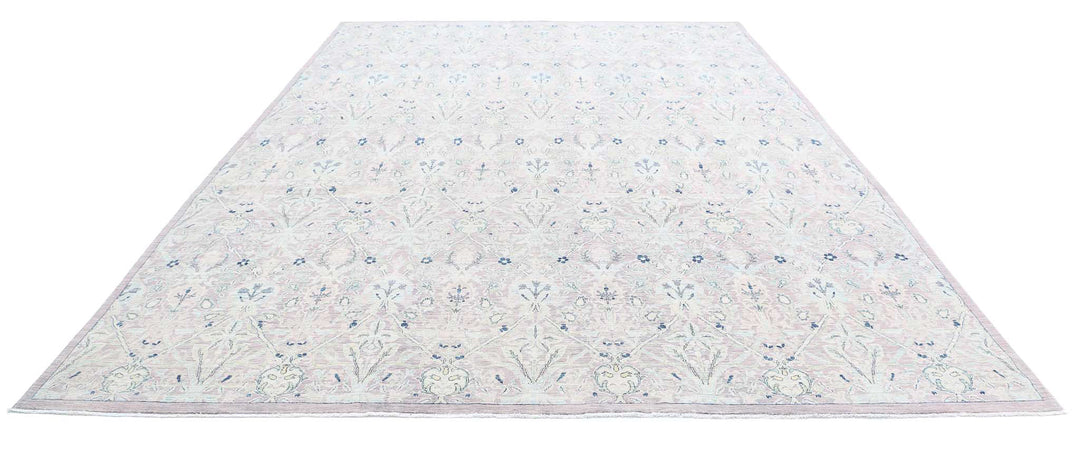 Hand Knotted Fine Artemix Wool Rug 9' 9" x 13' 7" - No. AT82325