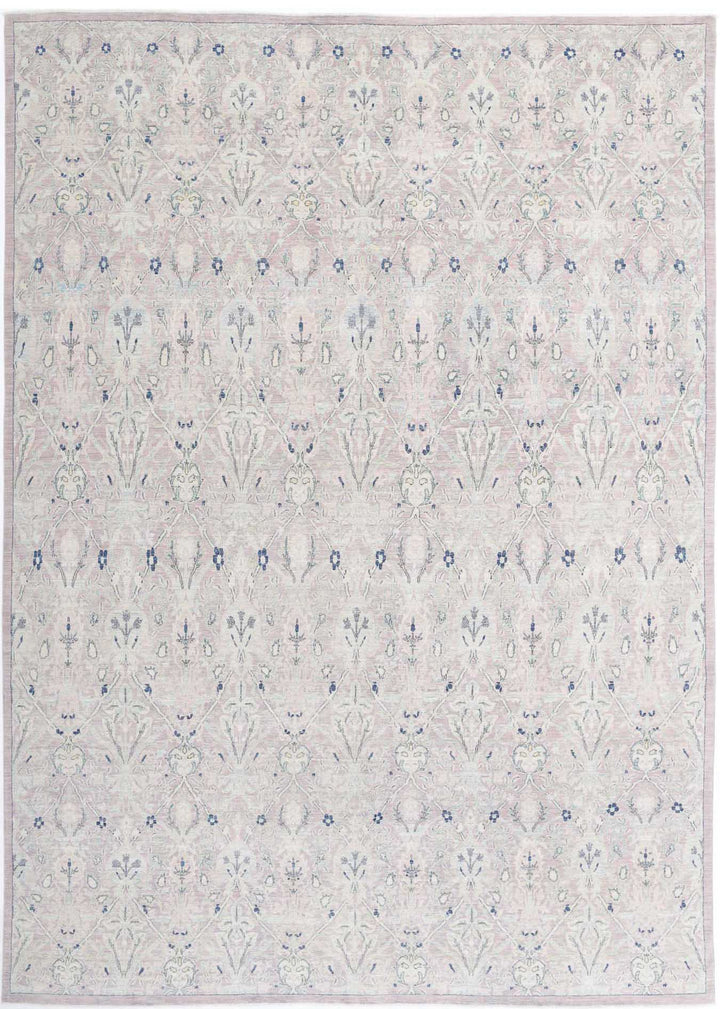Hand Knotted Fine Artemix Wool Rug 9' 9" x 13' 7" - No. AT82325