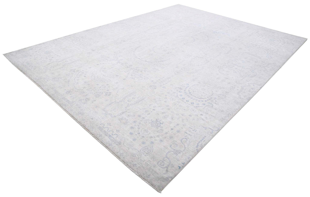 Hand Knotted Fine Artemix Wool Rug 9' 8" x 13' 2" - No. AT76375