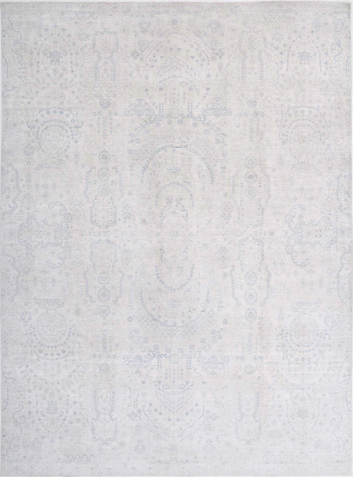 Hand Knotted Fine Artemix Wool Rug 9' 8" x 13' 2" - No. AT76375