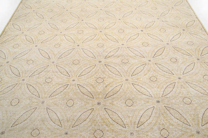 Hand Knotted Fine Artemix Wool Rug 8' 1" x 9' 8" - No. AT18599