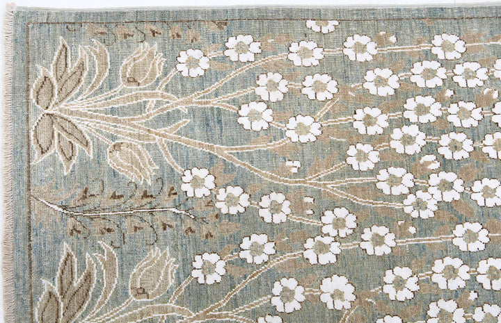 Hand Knotted Fine Artemix Wool & Cotton Rug 4' 9" x 5' 9" - No. AT68685