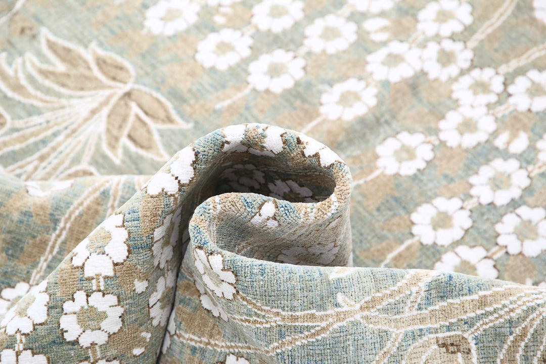 Hand Knotted Fine Artemix Wool & Cotton Rug 4' 9" x 5' 9" - No. AT68685