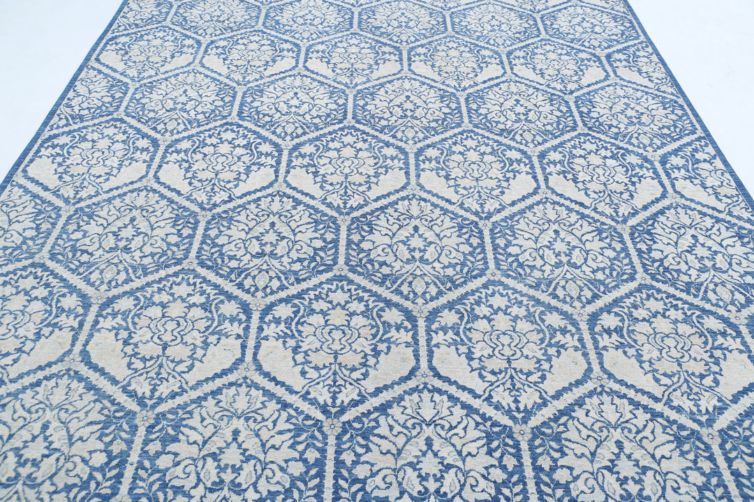 Hand Knotted Art & Craft Wool Rug 8' 0" x 9' 9" - No. AT93026