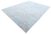 Hand Knotted Artemix Wool & Silk Rug 8' 10" x 11' 10" - No. AT56904