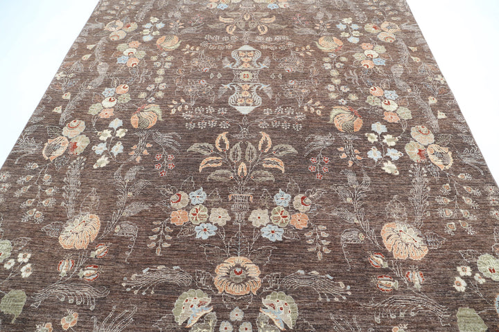 Hand Knotted Artemix Wool Rug 7' 10" x 9' 10" - No. AT41600