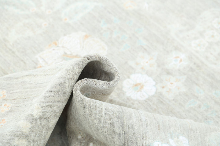 Hand Knotted Artemix Wool & Silk Rug 7' 7" x 9' 8" - No. AT62451