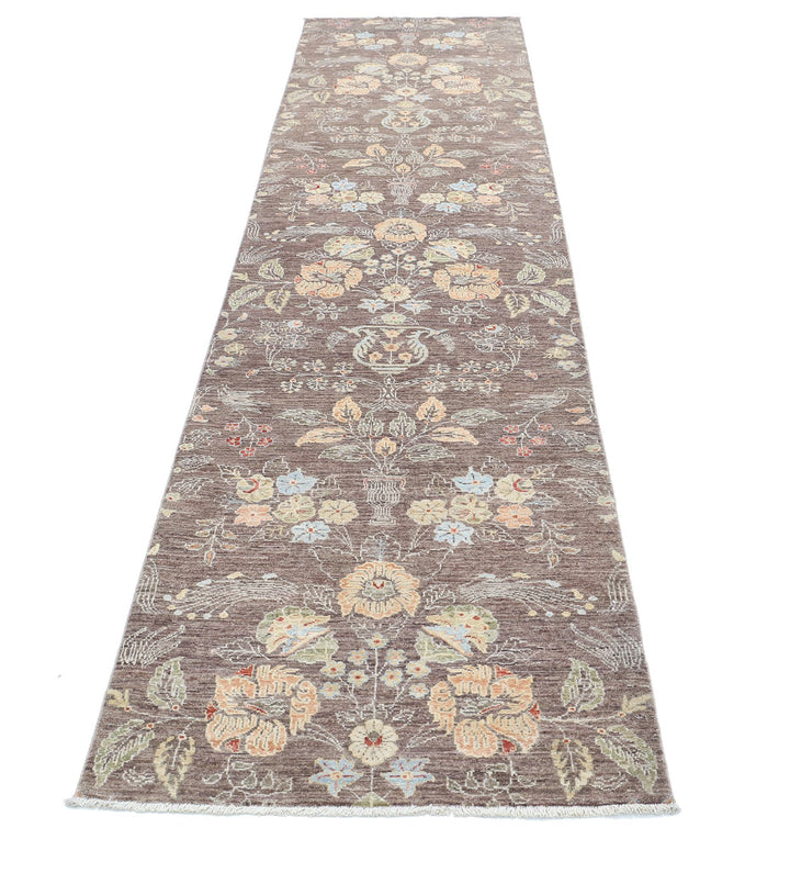 Hand Knotted Artemix Wool Rug 2' 9" x 11' 8" - No. AT65923