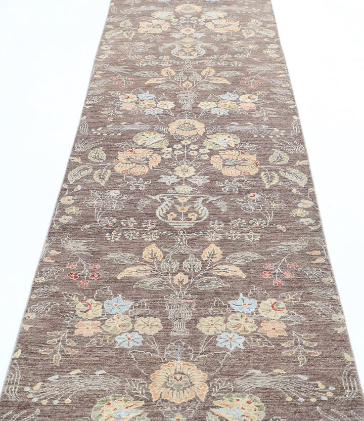 Hand Knotted Artemix Wool Rug 2' 9" x 11' 8" - No. AT65923