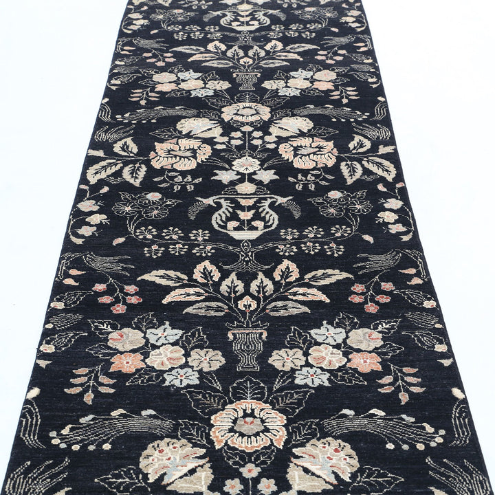 Hand Knotted Artemix Wool Rug 3' 0" x 11' 1" - No. AT63148