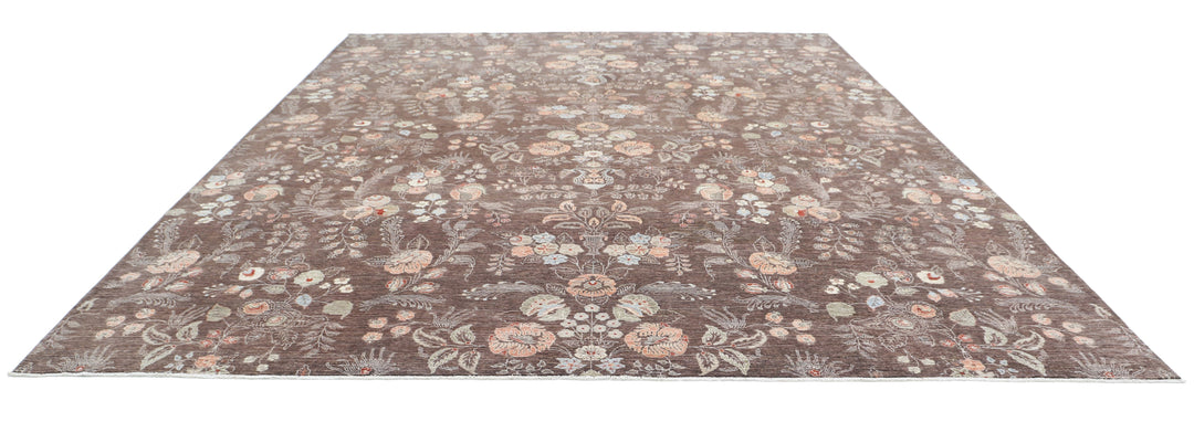 Hand Knotted Artemix Wool Rug 11' 11" x 14' 9" - No. AT21142