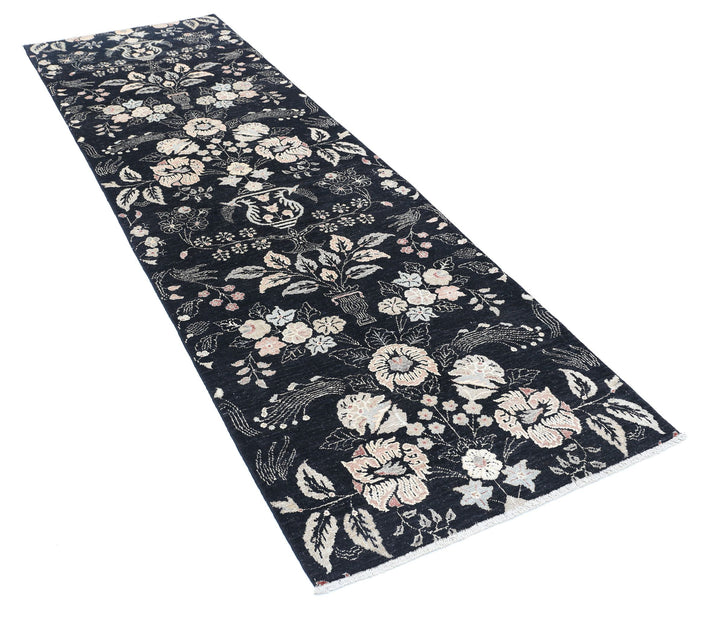 Hand Knotted Artemix Wool Rug 2' 11" x 9' 3" - No. AT72897