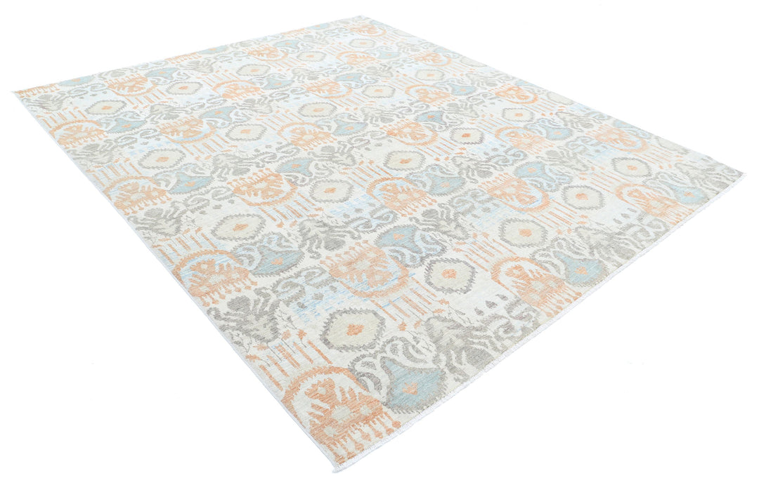 Hand Knotted Art & Craft Wool Rug 8' 1" x 9' 6" - No. AT91286