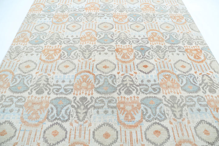 Hand Knotted Art & Craft Wool Rug 8' 1" x 9' 6" - No. AT91286