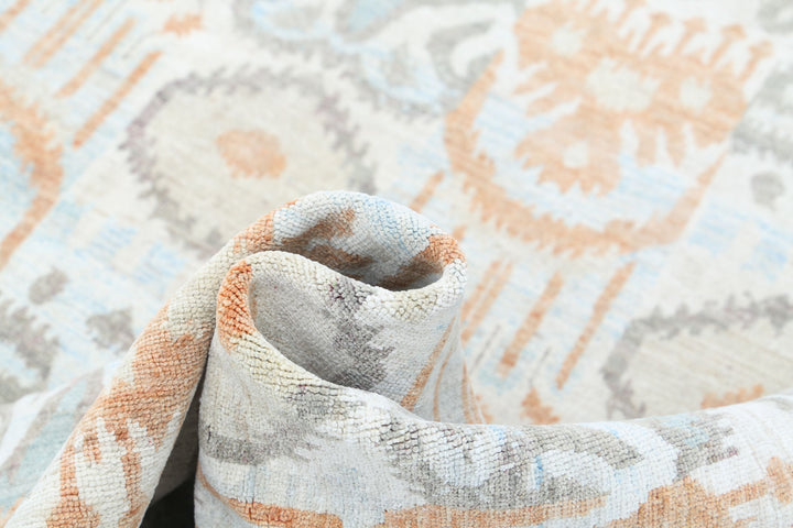 Hand Knotted Art & Craft Wool Rug 8' 1" x 9' 6" - No. AT91286