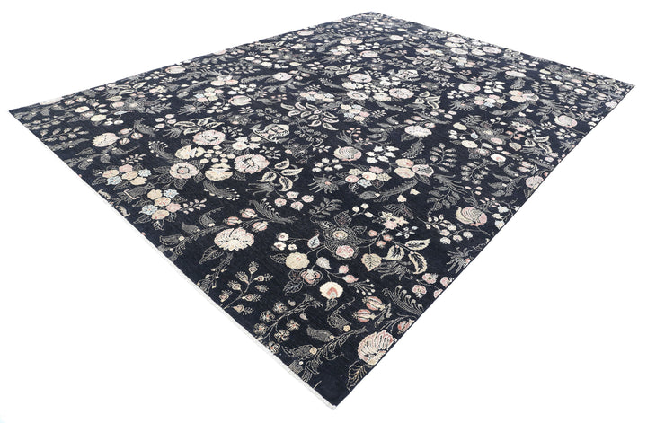 Hand Knotted Artemix Wool Rug 9' 8" x 13' 4" - No. AT38626