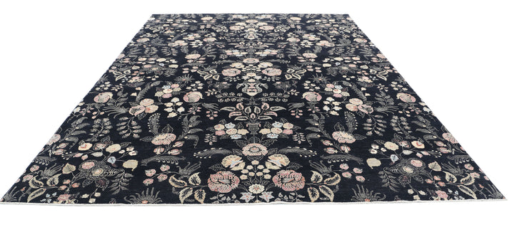 Hand Knotted Artemix Wool Rug 9' 8" x 13' 4" - No. AT38626