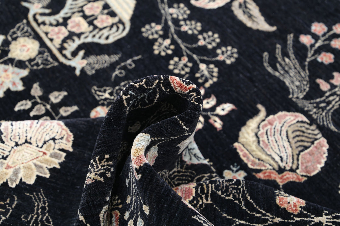 Hand Knotted Artemix Wool Rug 9' 8" x 13' 4" - No. AT38626