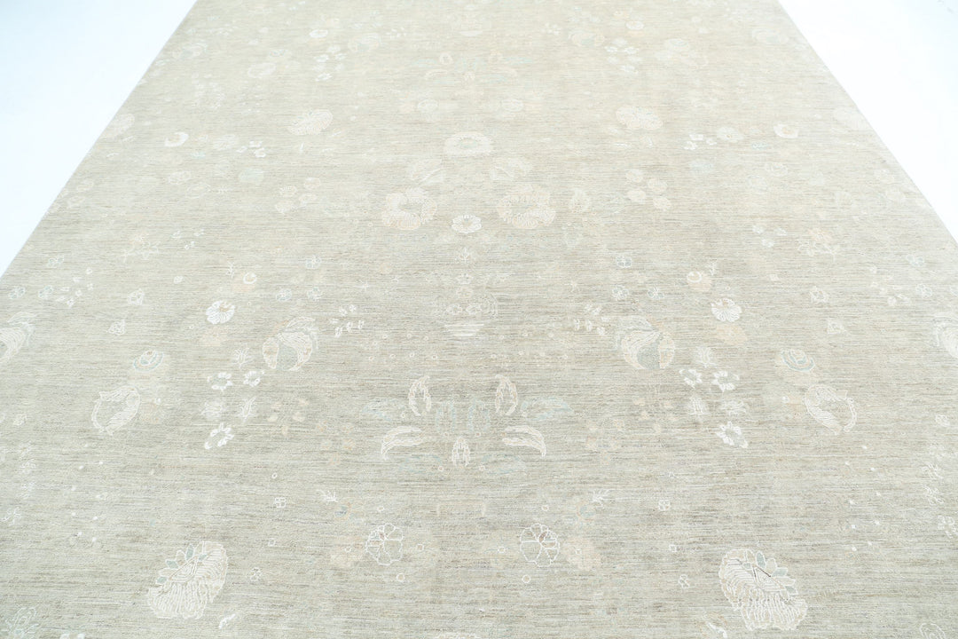 Hand Knotted Artemix Wool Rug 9' 7" x 13' 5" - No. AT23033