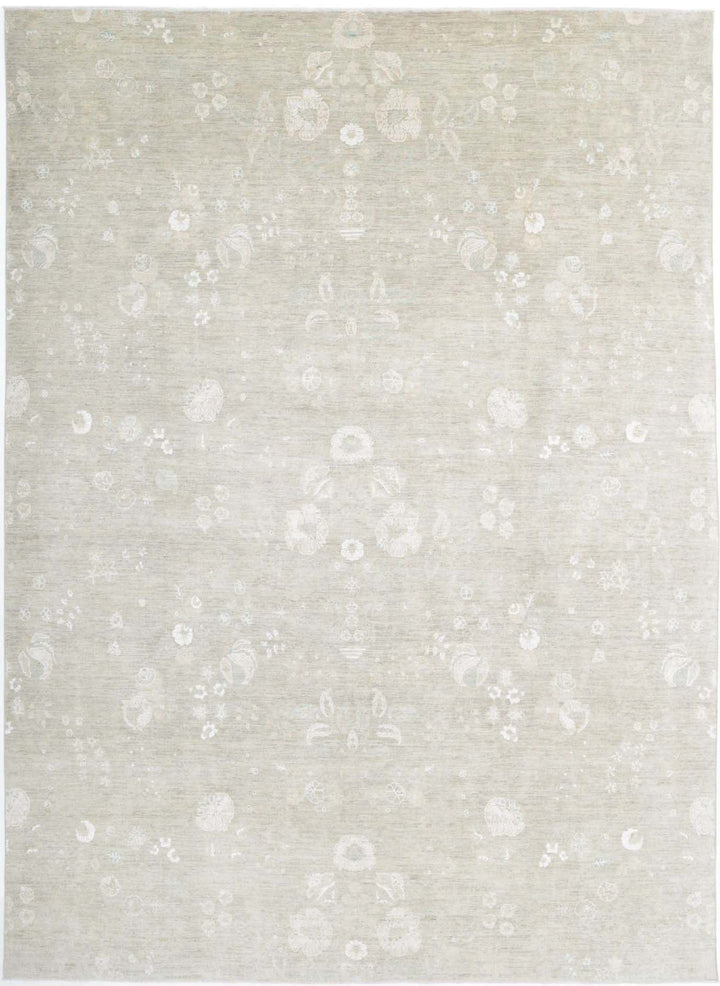 Hand Knotted Artemix Wool Rug 9' 7" x 13' 5" - No. AT23033