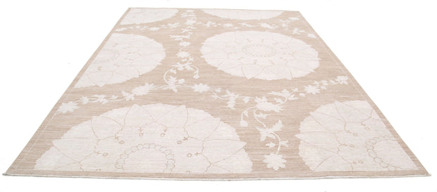 Hand Knotted Fine Serenity Wool Rug 9' 0" x 11' 11" - No. AT88964