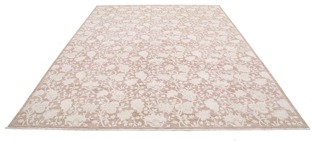 Hand Knotted Fine Serenity Wool Rug 8' 10" x 11' 5" - No. AT16571
