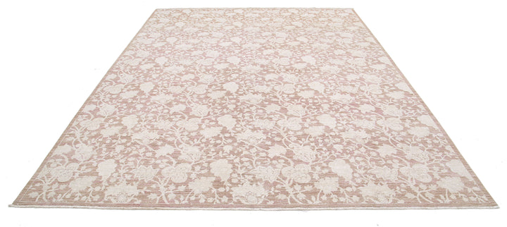 Hand Knotted Fine Serenity Wool Rug 8' 10" x 11' 5" - No. AT16571