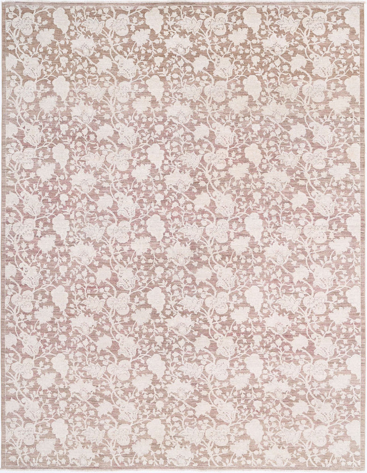 Hand Knotted Fine Serenity Wool Rug 8' 10" x 11' 5" - No. AT16571