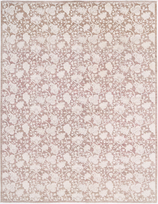 Hand Knotted Fine Serenity Wool Rug 8' 10" x 11' 5" - No. AT16571