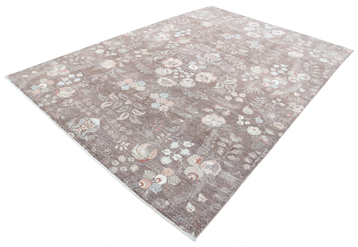 Hand Knotted Artemix Wool Rug 7' 9" x 10' 11" - No. AT99127