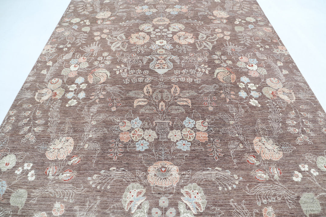 Hand Knotted Artemix Wool Rug 7' 9" x 10' 11" - No. AT99127