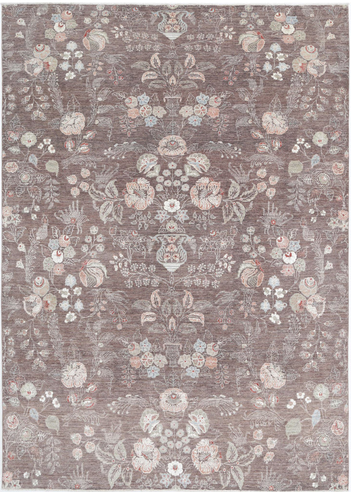 Hand Knotted Artemix Wool Rug 7' 9" x 10' 11" - No. AT99127
