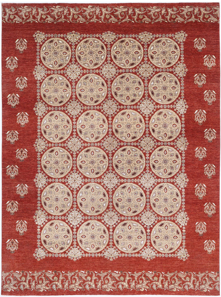Hand Knotted Artemix Wool Rug 8' 9" x 12' 0" - No. AT69188